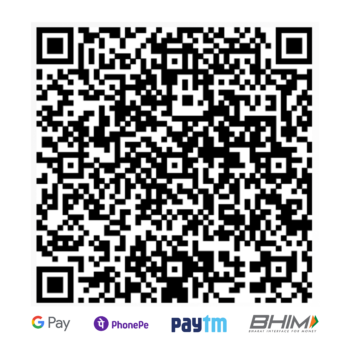 UPI QR code for donation